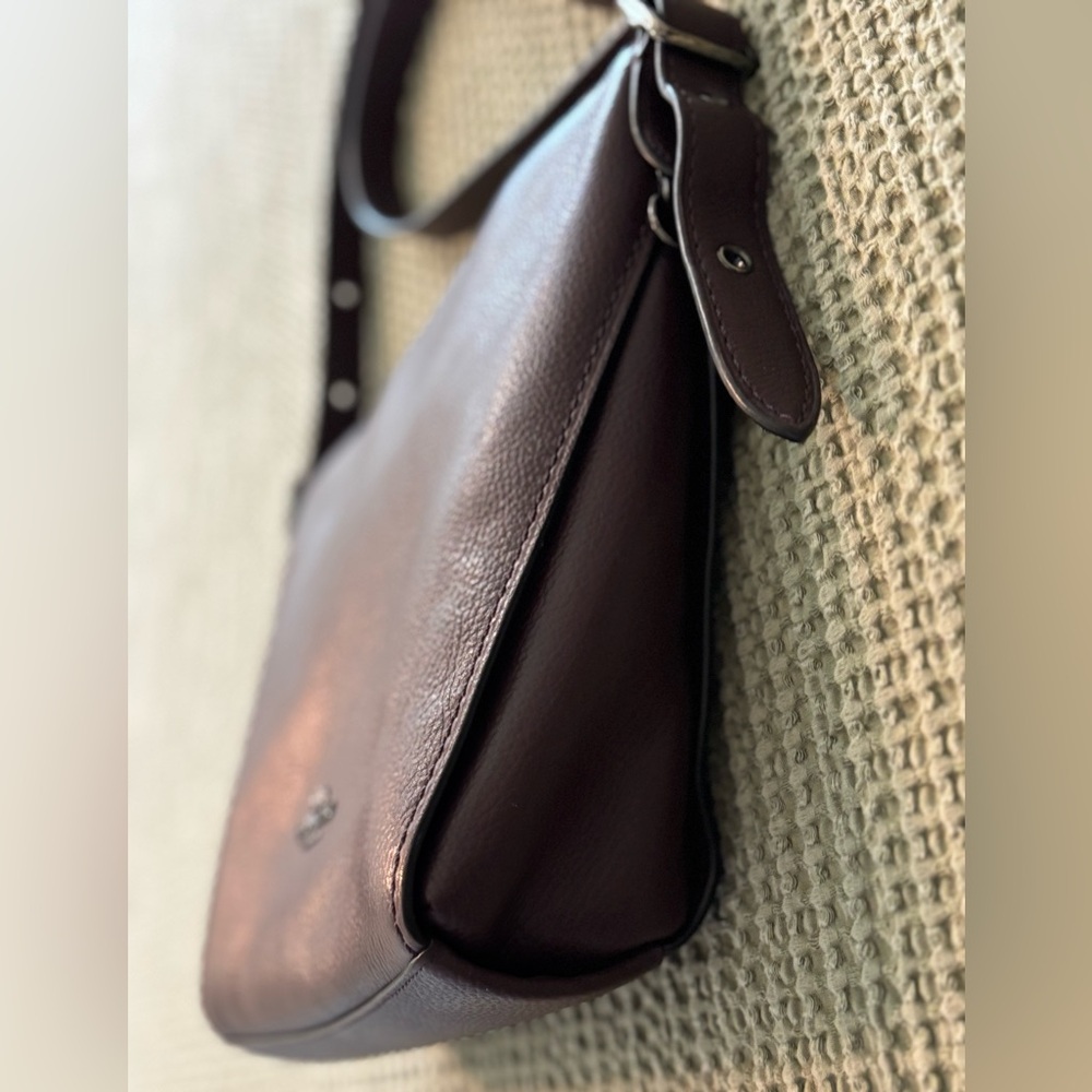 Coach Small Dufflette Crossbody in Oxblood - Picture 5 of 14